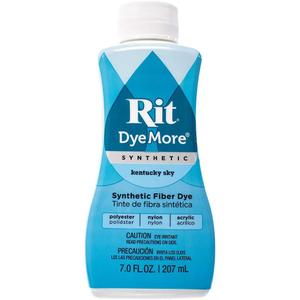 Rit DyeMore 7 Oz. Synthetic Liquid Fiber Dye for Clothing, Dcor, and Crafts  Kentucky Sky (1 Pack)