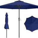 AreShark 11 FT Patio Umbrella for Outdoor, Outdoor Table Umbrella, Outdoor Patio Umbrellas with 8 Sturdy Ribs, Patio Umbrellas for Market, Garden, Deck, Backyard, Pool (Navy)