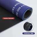 Mahjong Mat - 31.5x31.5 Inch Mahjong Mat for Table, Non-Slip Noise Reduction Mahjong Table Mat for Poker, Dominoes, Board Games & Card Games (Dark Blue)