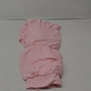 Curtainworks Flounced Ruffle Rod Pocket 100% Polyester, 42 x 63 Inch, 1 Curtain Panel, Pink