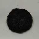 100% Human Hair Afro Puff Drawstring Ponytail for African Black Women GirlsAfro Kinky Curly Bun Extension Kinky Curly Short Extensions Hairpieces - 1B Natural Black Large Size - 1 PIECES