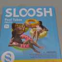 Sloosh 4 Pack Inflatable Pool Floats, Pool Tube Rings, Swim Tubes, Floaties Toys, Beach Swimming Party Toys for Kids and Adults