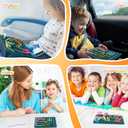 3 x ddLUCK Sensory Activity Board, Silicone Fidget Toy for Stress Relief, Calming, Focus, ADHD and Autism, 6 Colors Sensory Toys Game Controller for Kids 2+ & Adults with 20 Strings