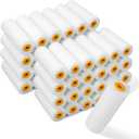 120 Pcs Foam Paint Roller 4 Inch Mini Paint Roller Small Foam Rollers Sponge Rollers Refills for Painting Walls, Cabinets, Doors, Tables, All Flat Surfaces, High Density High Absorption