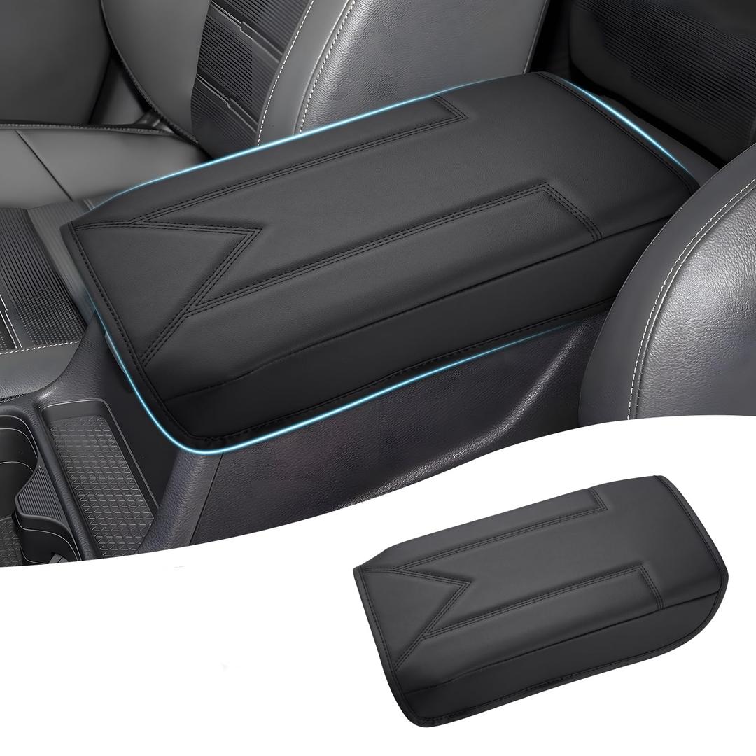 FIILINES Center Console Cover Fit for 2023-2026 Honda CRV, Armrest Cover Pad Cushion Protector for CRV Accessories Armrest Cover Anti-Scratch Center Console Pad Armrest Box Cover