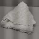 AISENO 30 White Faux Fur Christmas Tree Skirt, Luxury Plush Tree Base Cover for Holiday Party and Home Christmas Decor