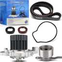 OTO-K Timing Belt Kit with Water Pump Compatible with Honda Civic 1996 1997 1998 1999 2000 1.6L L4 SOHC D16Y5 D16Y7 D16Y8 16 Valve,Replace # TBK224 TCKWP224 19200-P2A-A01