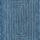 Adiva Rugs Outdoor Indoor Area Rug, Weather Resistant, Easy to Clean, Stain Resistant Floor Mat for Dining Room, Backyard, Deck, Patio (Azure Denim Blue, 8' x 10')