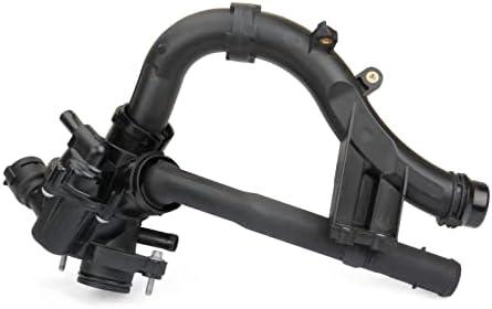 MITZONE Engine Coolant Thermostat compatible with 2015-2022 Mercedes Benz C180 C200 C350E E300 GLC250 300 350E SLC180 200 300 SLK 300 Replace A2742000115 2742003100