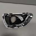 KarParts360 For Jeep Grand-Cherokee Fog Light Trim 2014 2015 2016 Driver and Passenger Side Pair/Set | Black and Chrome | w/Chrome Trim | DOT/SAE | CH1038147, CH1039147