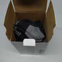 Comfoex 10 Pairs Boys Socks Low Cut Ankle Socks For Kids 8-10 4-6 6-8 Years Old Short Athletic Socks With Cushioned Sole (Black, S)