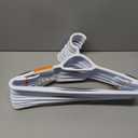 Neatfreak Set of 12 Deluxe Non Slip Clothes Hangers - Space Saving Design for Jackets, Pants, Shirts, 360 Degree Swivel Neck, Soft Grip Bars, Produced in North America