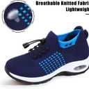 STUNAHOME Orthopedic Sneakers Breathable Women Walking Shoes Slip on Trainers Women's Comfortable Casual Ladies Athletic Shoe Thick Bottom, 8.5