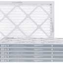 Amazon Basics 14x20x1 Air Filter, MERV 8 AC Furnace Filters, Allergy Control, Electrostatic, Removes Dust Pollen and Lint, 6-Pack (Actual Size: 13.75" x 19.75" x 0.75")