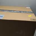 Mind Reader 60L Slim Laundry Hamper, Clothes Basket, Lid, Ventilated, Plastic, Set of 2, White