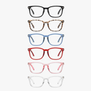 CCVOO Mix & Match Reading Glasses for Women - Lightweight, Comfortable Fit, Clear Vision - Blue Light Blocking