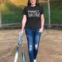 YZMI Mama Shirts for Womens Sport Mom Tshirt Funny Short Sleeve Letter Printed Tees Mom Gift Tops (Black, S)