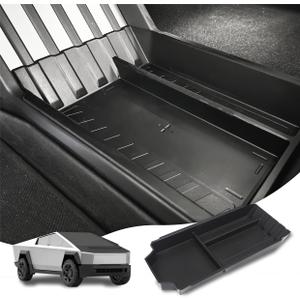 CyberGear Lower Center Console Organizer Tray for Cybertruck Floor Storage Tray for Cybertruck Accessories TPE Easy Install