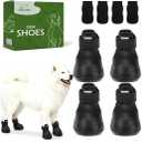 EXPAWLORER Dog Shoes for Small Medium Large Dogs, Waterproof Non-Slip Dog Snow Booties for Winter with Socks, Easy On & Off Pet Boots & Paw Protectors, Easy-Clean for Beach Outdoor Rain XXL
