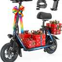 Urbanmax C1 Electric Scooter for Adults & Teens,20 Miles Range, 265 Lbs,Top Speed 16MPH, Wide Anti-Slip Deck for Commute, Groceries, Pets, Foldable Commuter Escooter with Seat and Basket