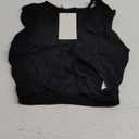 WDIRARA Women's Cut Out Crop Tank Top Sleeveless Solid Round Neck Slim Camisole, X