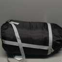 Sportneer Wearable Sleeping Bag for Adults & Kids  Walkable with Arm Zippers, Warm Weather & Cold Waterproof, Compact for Camping, Stadiums, Travel, Backpacking & Car Use (87''Long 32-65, Black)