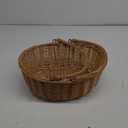 Dicunoy Wicker Picnic Basket with Handle, Large Empty Gift Basket to Fill, Open Top Market Harvest Baskets for Garden, Fruit, Candy, Wine, Easter Egg Gathering, Wedding, Vegetables