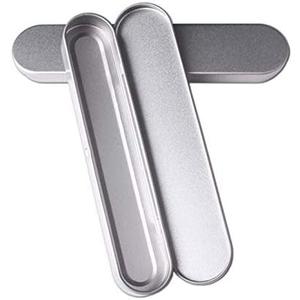 2 Pcs 7 x 1.5 x 0.8 Inch Empty Hinged Tin Box Container for Pen Pencil,Makeup Brushes,Syringe and Ect