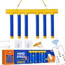 ZRCZRC Reflex Drop Sticks Challenge Game, catching Sticks Game, Improve Reaction Training,Hand Eye Coordination Training, 3 Adjustable Speed