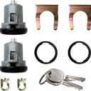 New Lockcraft Black Door Lock Cylinder for Chevrolet Truck / C10 1965-1987