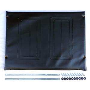 22 inch wheelchair seat replacement,Heavy-Duty wheelchair seat replacement 22x18,Vinyl Seat Upholstery,Embossed,Replacement parts,W/Hardware,Suitable for K7,Bariatric Sentra EC wheelchairs(1Ea,Black)