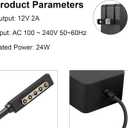 24W 12V 2A AC Adapter for Microsoft Surface RT Surface Pro 1 and Surface 2 1512 1513 1516 1572 Charger