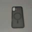 SUPFINE Magnetic for iPhone 16 Plus Case(Compatible with MagSafe)(Military Grade Drop Protection) Slim Translucent Matte Shockproof with Anti-Fingerprint Phone Case,Gray