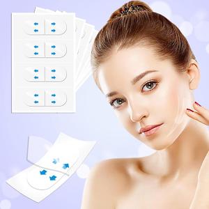 Face Tape Lifting Invisible, Face Lift Tape 152Pcs, Neck Facelift Strips Invisible Use Before Makeup, Instant V-shaped Lifter Face-lift Sticker for Lifting Sagging Skin Wrinkle Double Chin Jowls Eyes
