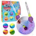 Baff Bombz Magic Brush, 4 x Bath Bombs, Magically Paint Your Bath Water, Creative Bath Toy for Children, Birthday Gifts for Boys & Girls, Pocket Money Toy, Moisturising Bath Fizzers (1 Count (Pack of 1))