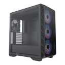 Montech AIR 903 MAX, E-ATX Mid Tower Case, High Airflow, 3X 140mm ARGB PWM & 1x 140mm PWM Fans Pre-Installed, Tempered Glass Side Panel, Mesh Front, Type-C, Support 4090 GPUs, Black