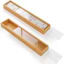 2PCS Mahjong Tile Case with Acrylic Lid for 1.2'' American Tiles (Bamboo)