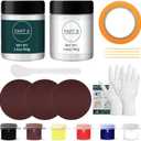 Gel Coat Repair Kit for Boats, 200g Fiberglass Gelcoat Repair Kit for Boats, Fast Fix Scratches, Chips, Cracks, for Fiberglass, Acrylic, Aluminum Alloy