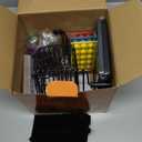 SEETOOOGAMES Deluxe Bingo Game Set - 8 Inch Metal Cage, 50 Paper Cards, 600 Colorful Clear Chips, Bingo Balls and Plastic Master Board, Great for Adults Large Groups, Familiy Games Nights Parties