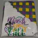 TMSD Women's Mardi Gras St.Patrick's Day Long Sleeve Hoodie with Pocket, Medium