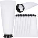 Jecery 8 Pcs 2.75 Inches Ring Filter Socks 300 m for Saltwater Aquarium Filter