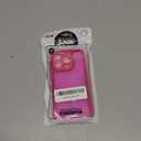 CANSHN Matte Compatible with iPhone 15 Pro Case, Upgraded [Full Camera Protection] [Translucent Matte] Shockproof Protective Phone Case Cover 6.1 Inch - Hot Pink