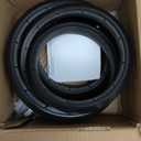 Wheelchair Rear Wheel Replacement Tire, 24 "X 1" Universal Flat-Free Polyurethane Tire,Equipped with installation tools, Wheelchair accessories for all brands(1 Pair) (Black)