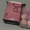 Makeup Sponge Set BS-MALL with Storage Case 7 Pcs for Liquid, Cream, and Powder,SAVE Foundation with 1 Mini Makeup Sponge For Travel Daily Use (A-Pink）