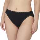 Natori Womens Bliss French Cut Panty (Small, Black)