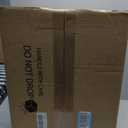 IRIS USA Large Top Entry Cat Litter Box, Hooded Privacy, Beige/White