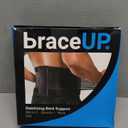 BraceUP Back Support Belt for Men and Women - Breathable Waist Lumbar Lower Back Brace for Sciatica, Herniated Disc, Back Pain Relief, with Dual Adjustable Straps (S/M 28-35 In)