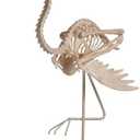 JOYIN Flamingo Skeleton Halloween Decorations 27.6 Inch Tall Spooky Flamingo Posable Animal Skeleton with Movable Joints for Halloween Indoor Outdoor Yard Garden Lawn Patio Prop Decor