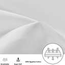 Travel Pillow Case 12x18 Size Pack of 2 Pieces 100% Egyptian Cotton Envelope Closure 500 Thread Count Toddler Pillowcase Fits Up to 12x18, 12x16 or 11x15 White