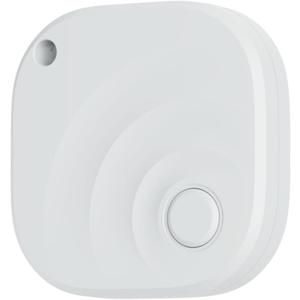 1 Pack Dual System Tracker for iOS and Android Bluetooth Tracker Smart Tags Compatible with Apple Find My (iOS) & Google's Find Hub(Android) for Keys, Luggage, Wallet, Vehicles (White)